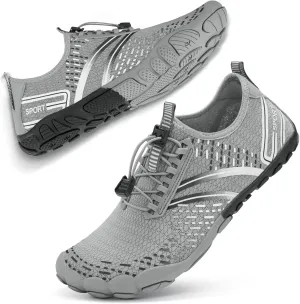 ATHMILE Hiking Barefoot Water Shoes for Women Men Beach Swim Aqua Pool River Quick Dry Athletic Wide Toe Outdoor Sport Kayaking Boating Rock Climbing Yoga Lake