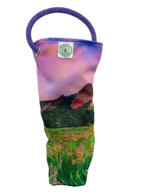 Boulder Flatirons Chautauqua Colorado Recycled Wine Tote