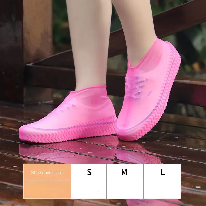 Silicone Reusable Boots Shoes Cover or Men Women, Non-Slip Outdoor Waterproof Shoe Protectors