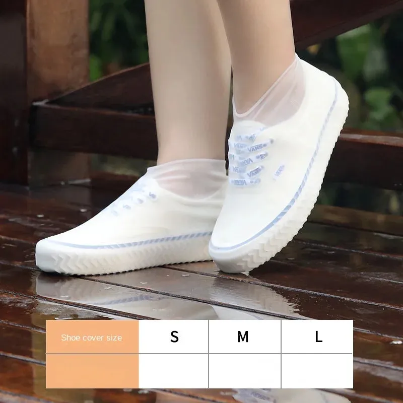 Silicone Reusable Boots Shoes Cover or Men Women, Non-Slip Outdoor Waterproof Shoe Protectors