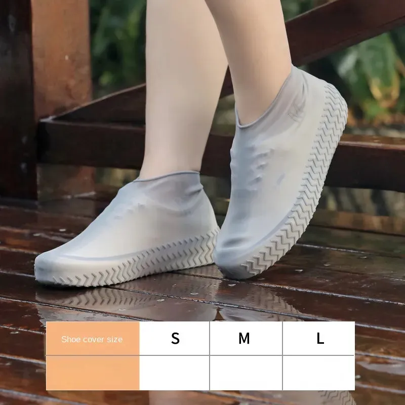 Silicone Reusable Boots Shoes Cover or Men Women, Non-Slip Outdoor Waterproof Shoe Protectors