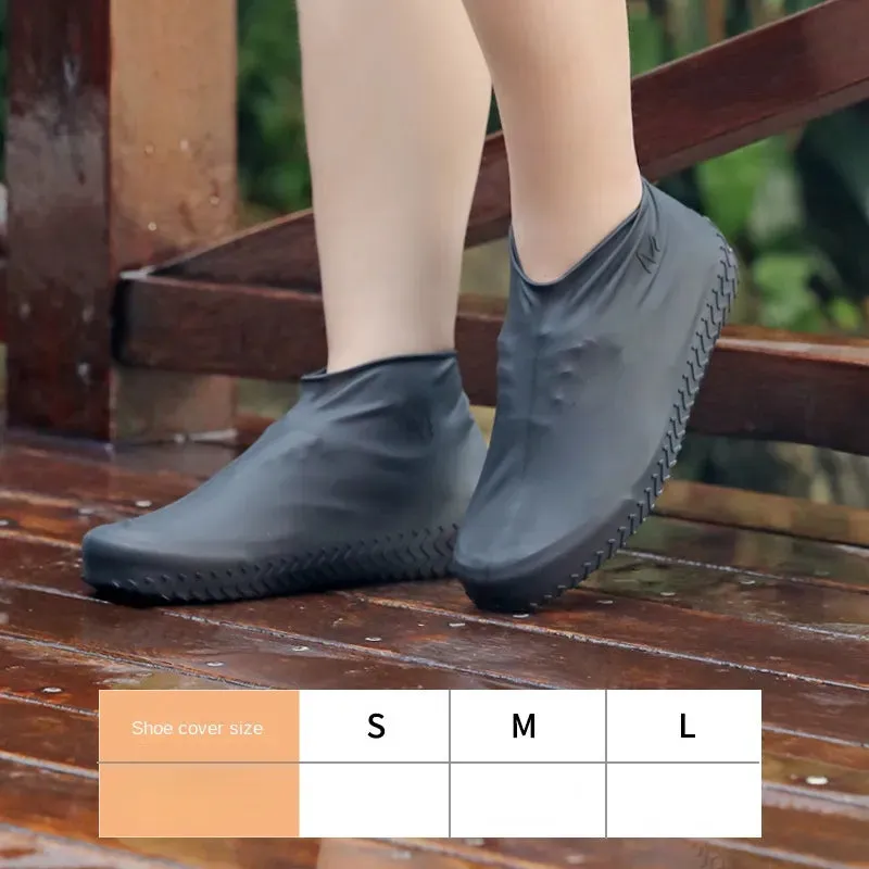 Silicone Reusable Boots Shoes Cover or Men Women, Non-Slip Outdoor Waterproof Shoe Protectors