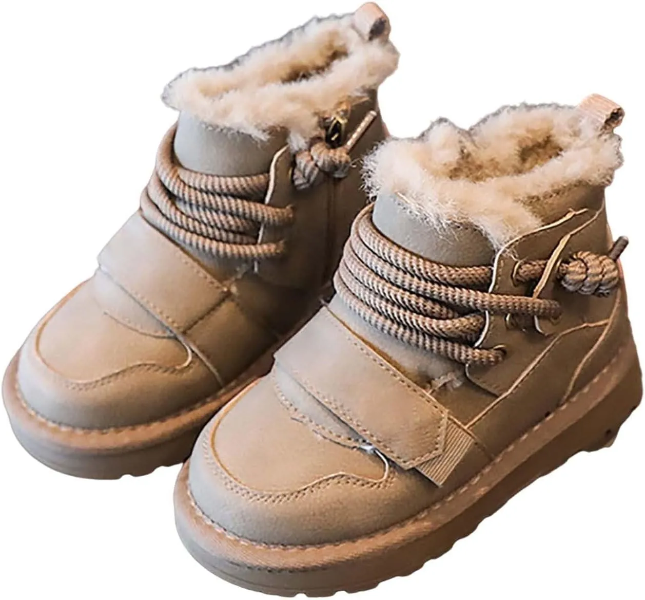 Winter Girls Boys Ankle Boots Comfortable Warm Lined Casual Shoes Sports Shoes Outdoor Children Baby Boy Boot