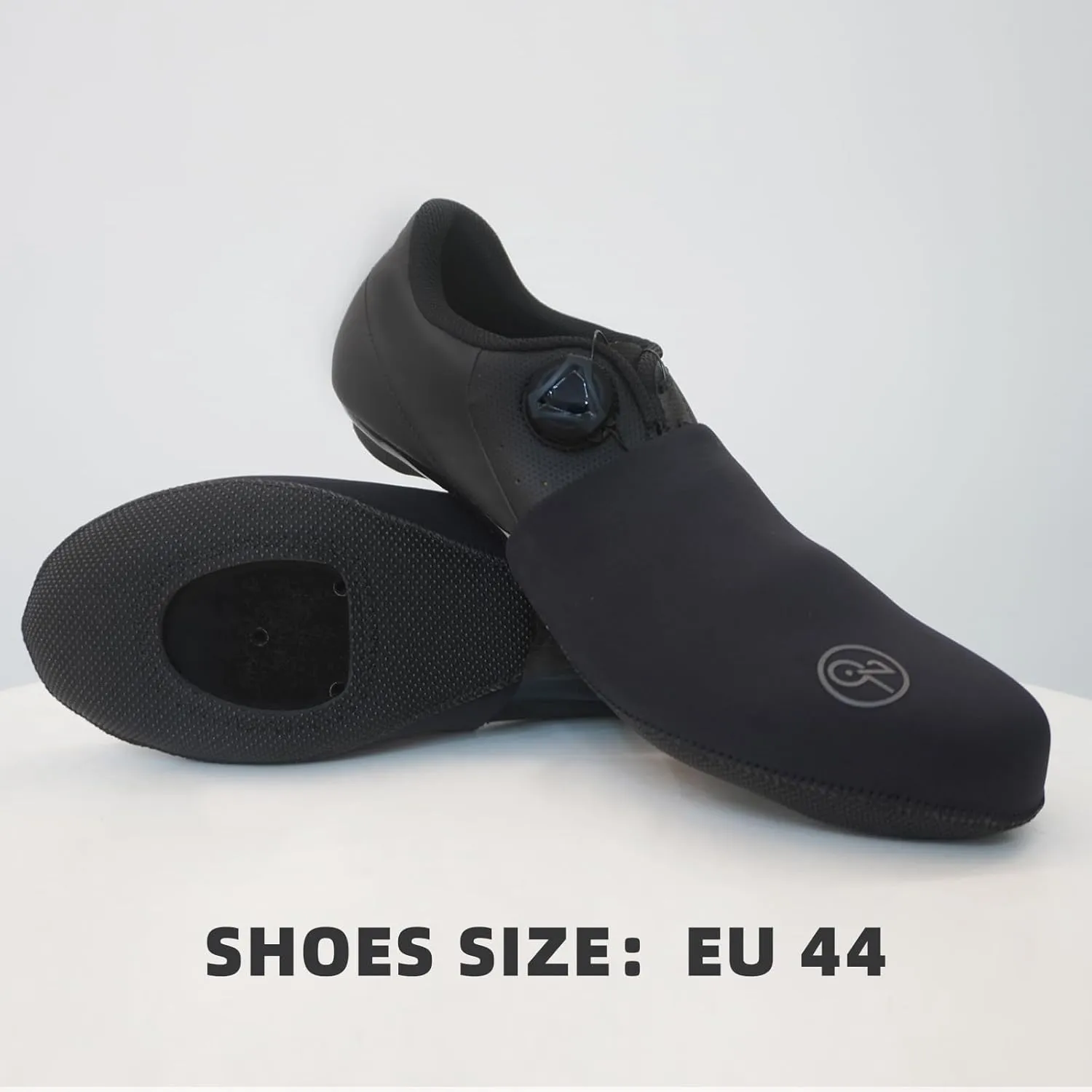 YKYWBIKE Cycling Shoe Covers Thermal Shoe Toe Covers Winter Cycling Overshoes Protectors Windproof Half Shoecover for Men Women Bike Shoe Covers for Mountain Road Bike